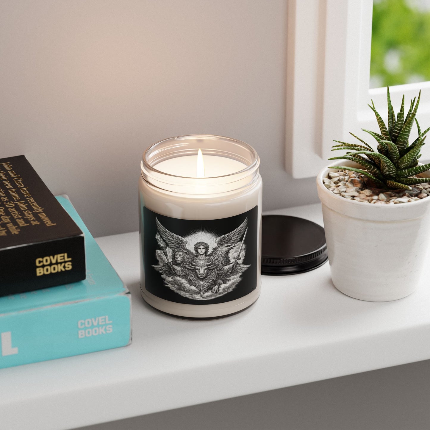 Angel Cherub Vintage Candle
