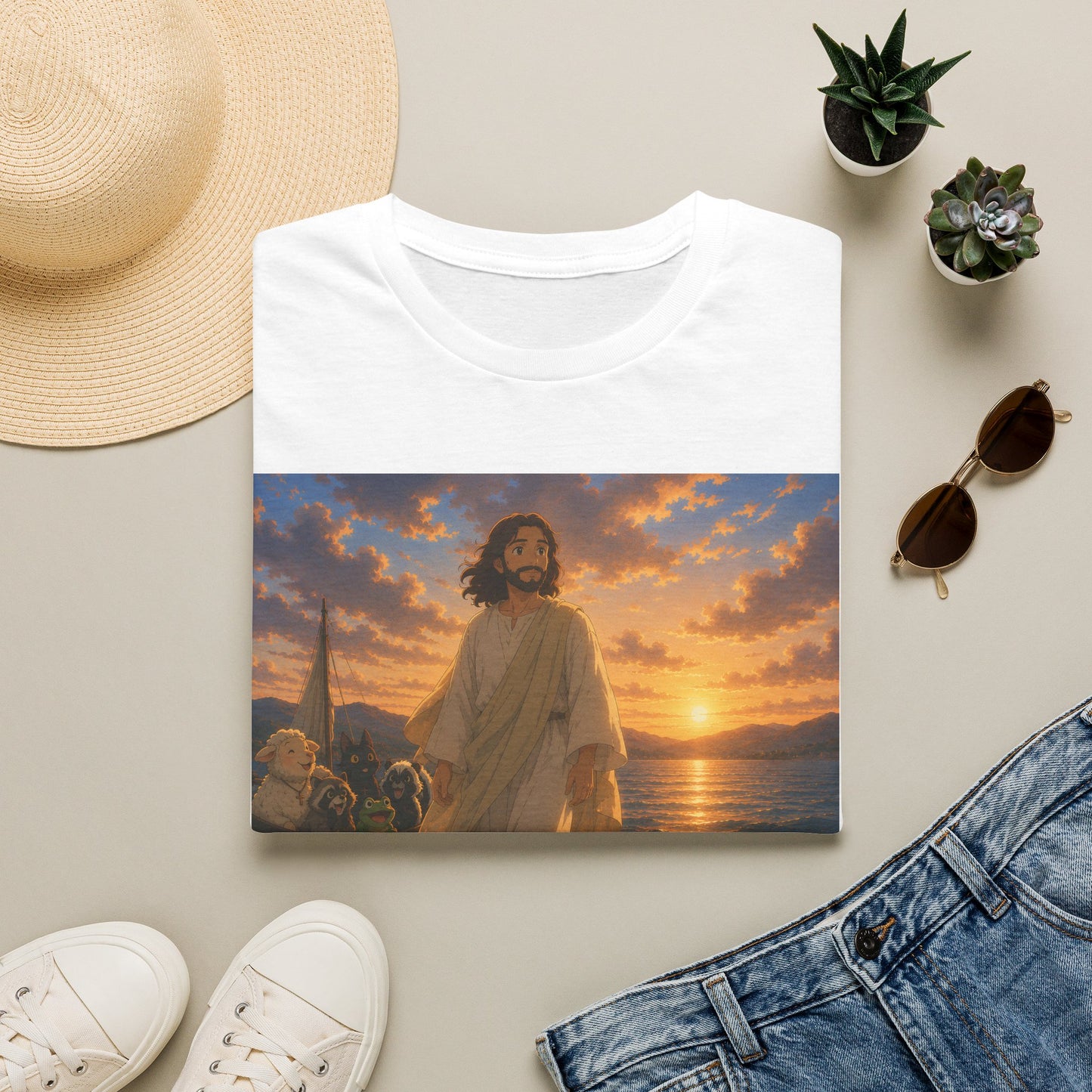 Jesus Walking On Water T-shirt