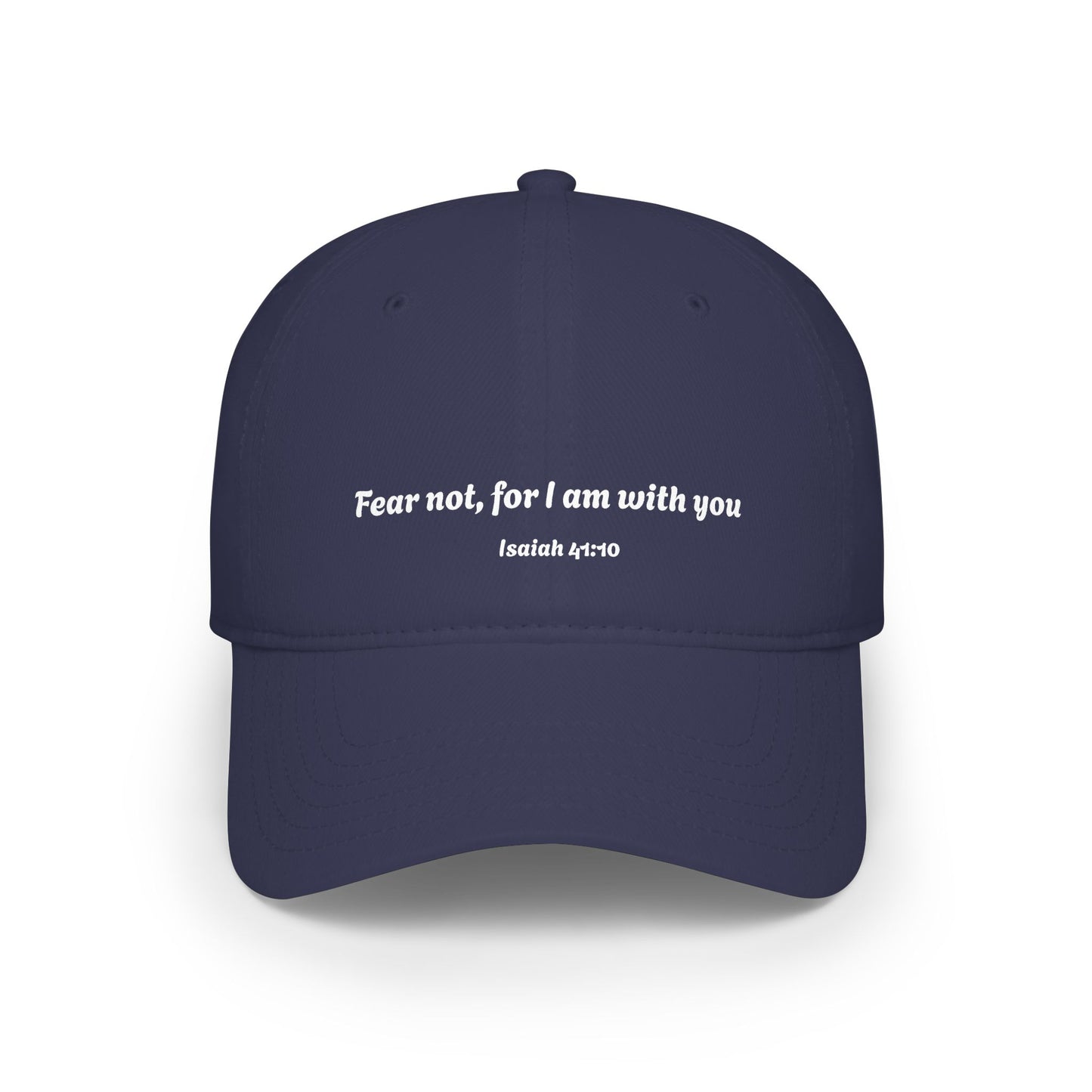 Fear Not Isaiah 41:10 baseball cap | Scripture embroidered hat | Christian faith cap