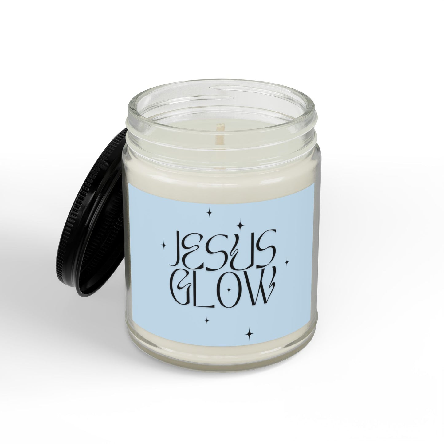 Jesus Glow Baby Blue Candle