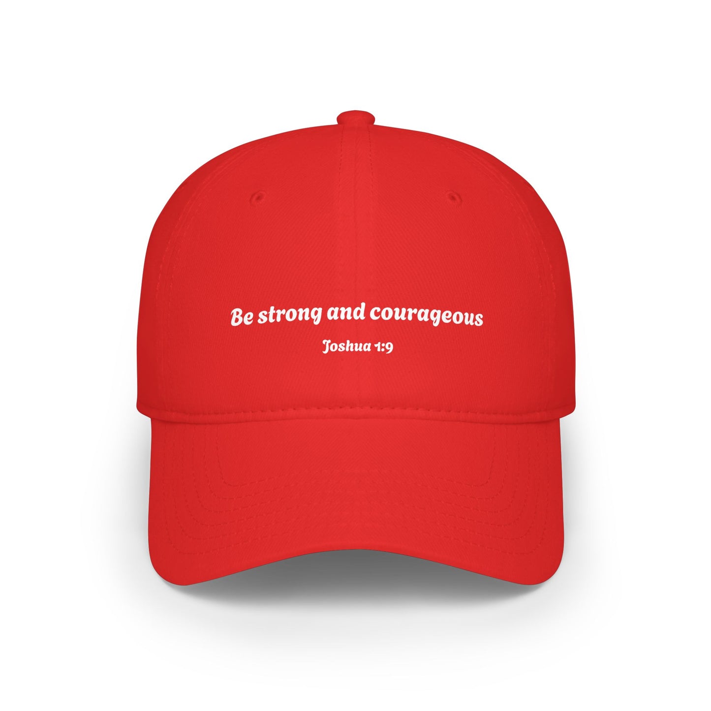 Be Strong and Courageous Joshua 1:9 Baseball Cap | Faith Scripture Hat