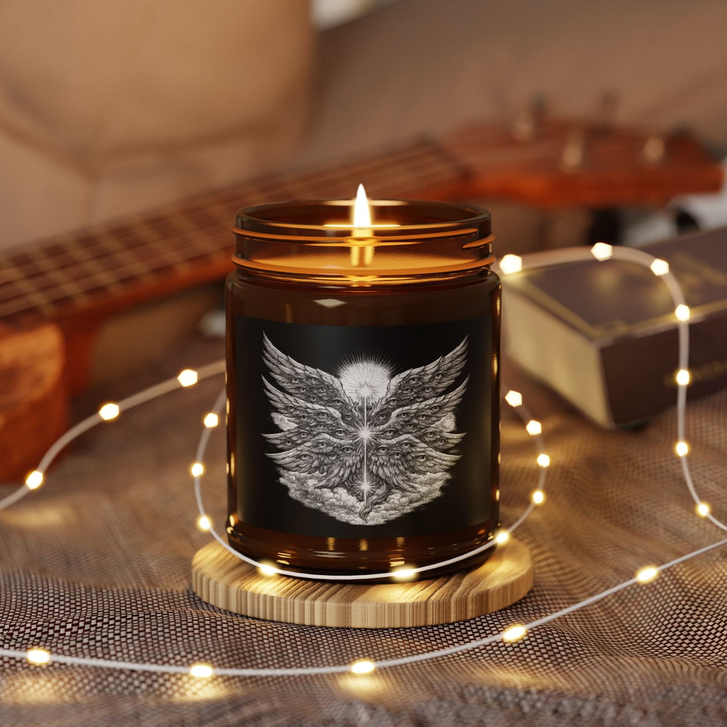 Angel Seraphim Vintage Candle