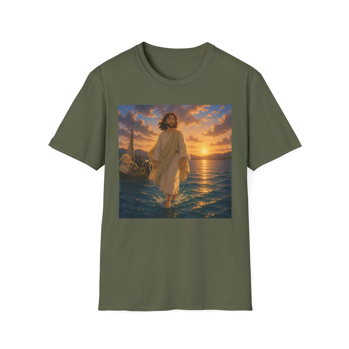 Jesus Walking On Water T-shirt