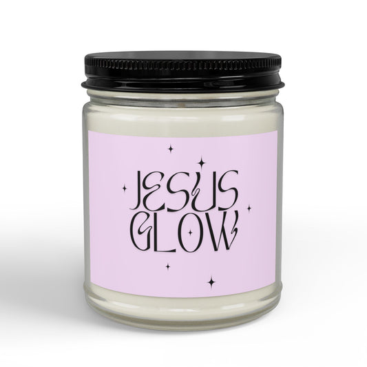 Jesus Glow Baby Pink Candle