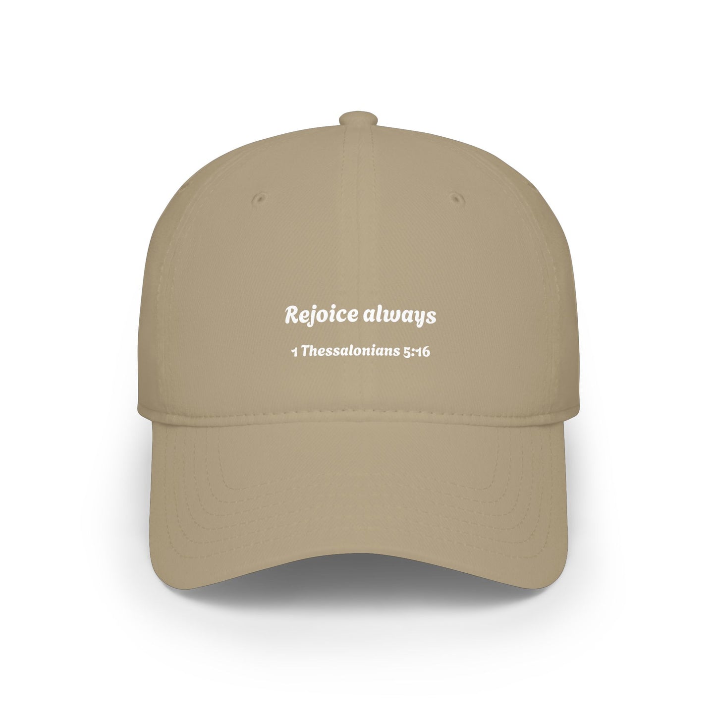 Rejoice Always 1 Thessalonians 5:16 Baseball Cap | Scripture Embroidered Hat