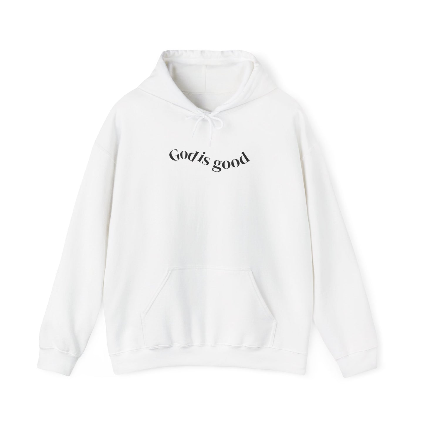 God Is Good Hoodie — Faith-Inspired White Pullover