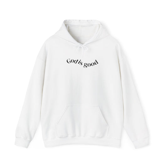 God Is Good Hoodie — Faith-Inspired White Pullover