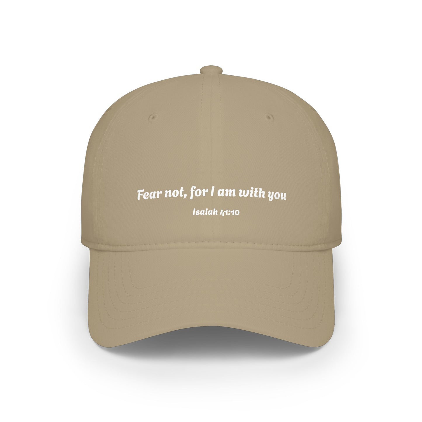 Fear Not Isaiah 41:10 baseball cap | Scripture embroidered hat | Christian faith cap