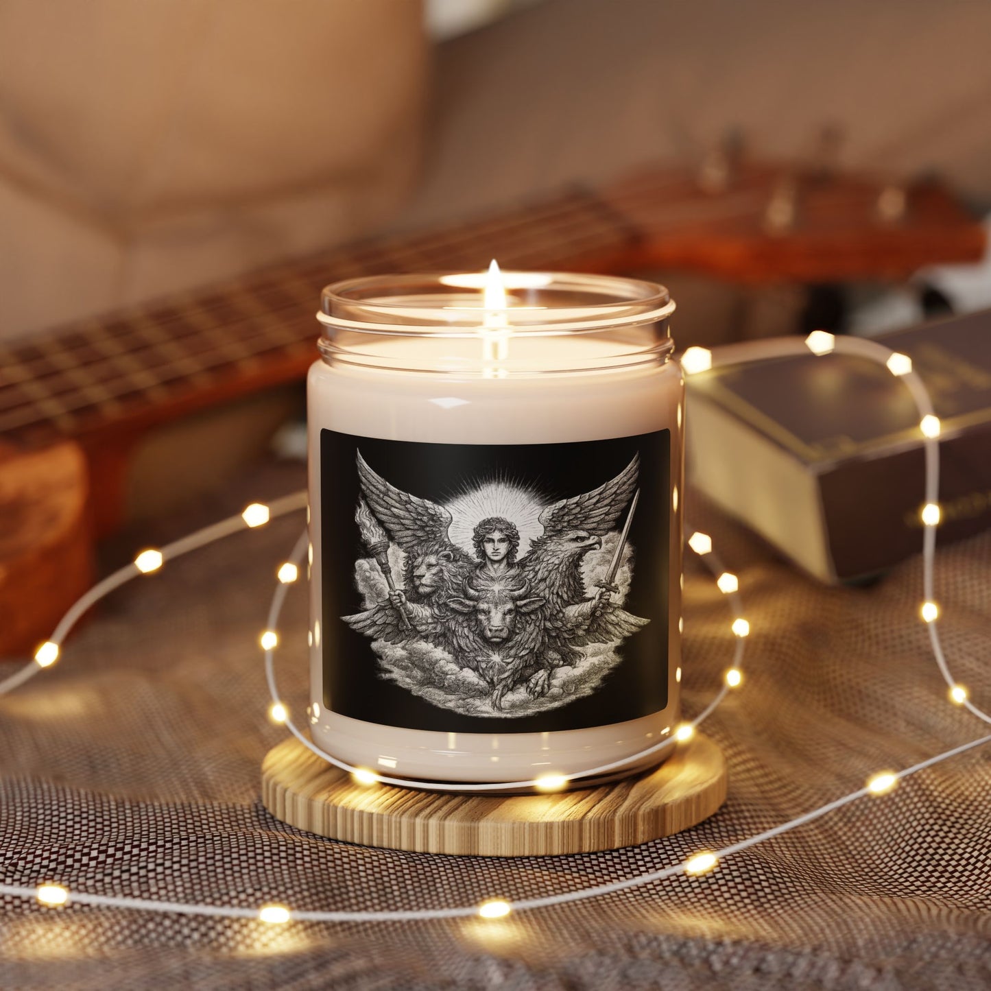 Angel Cherub Vintage Candle