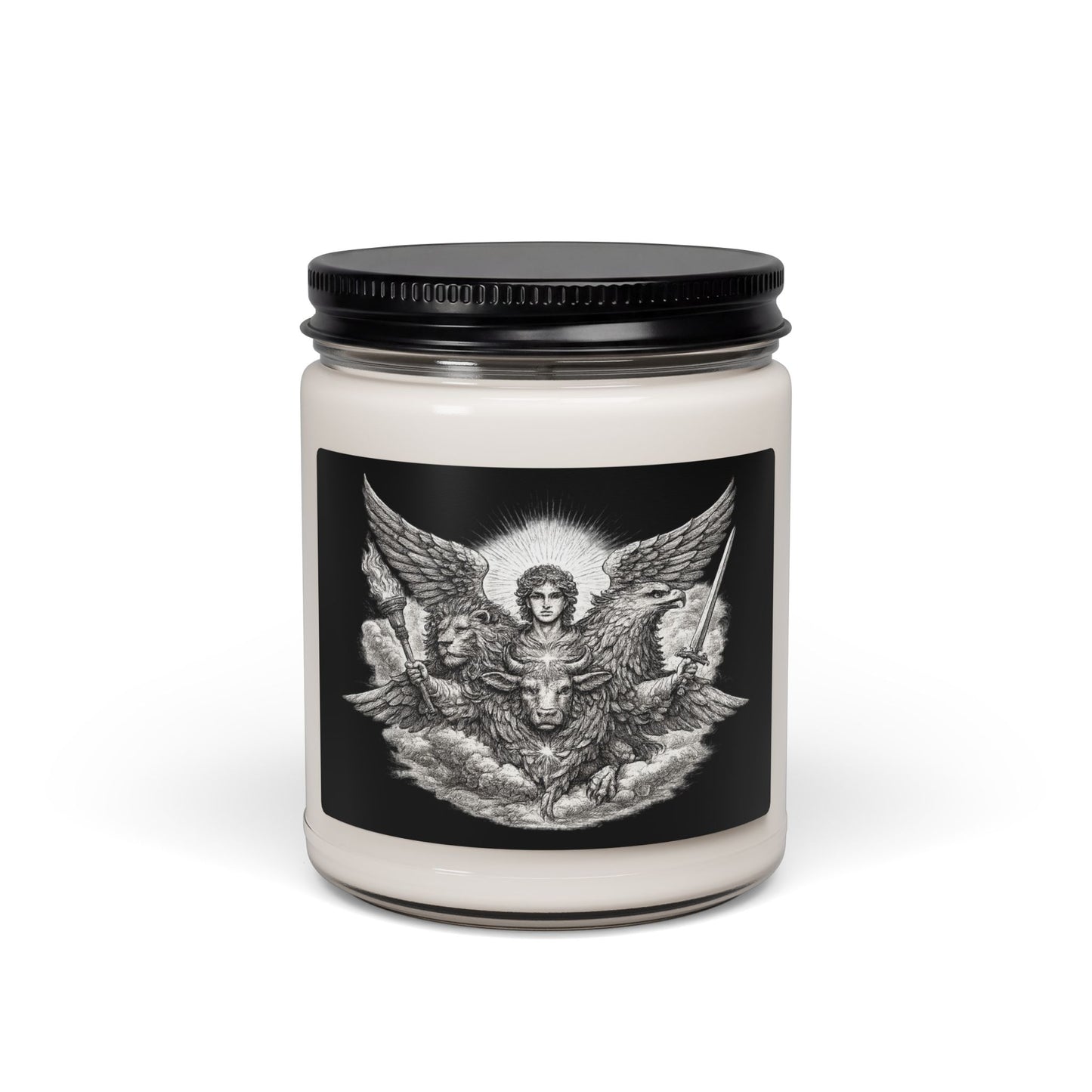 Angel Cherub Vintage Candle