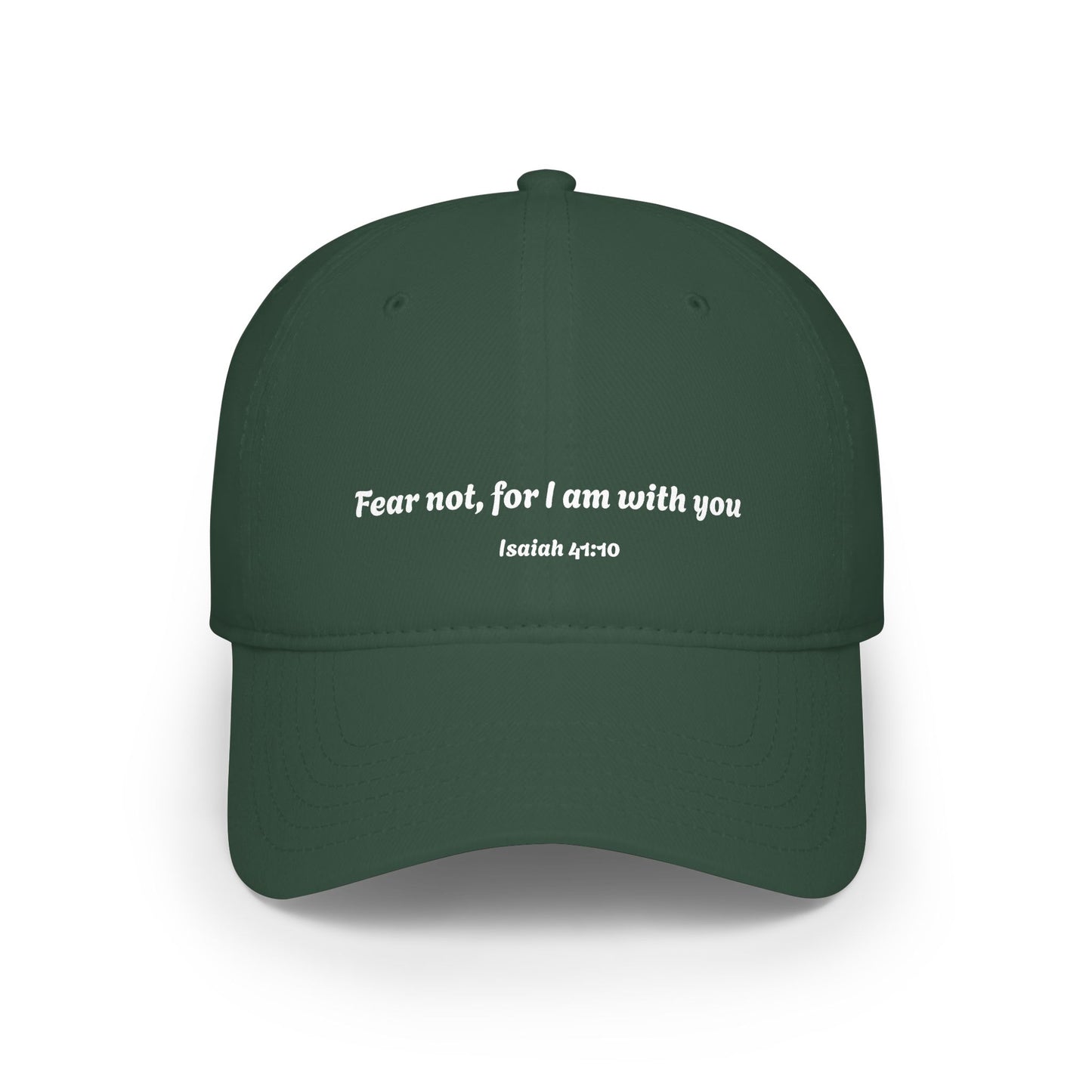 Fear Not Isaiah 41:10 baseball cap | Scripture embroidered hat | Christian faith cap