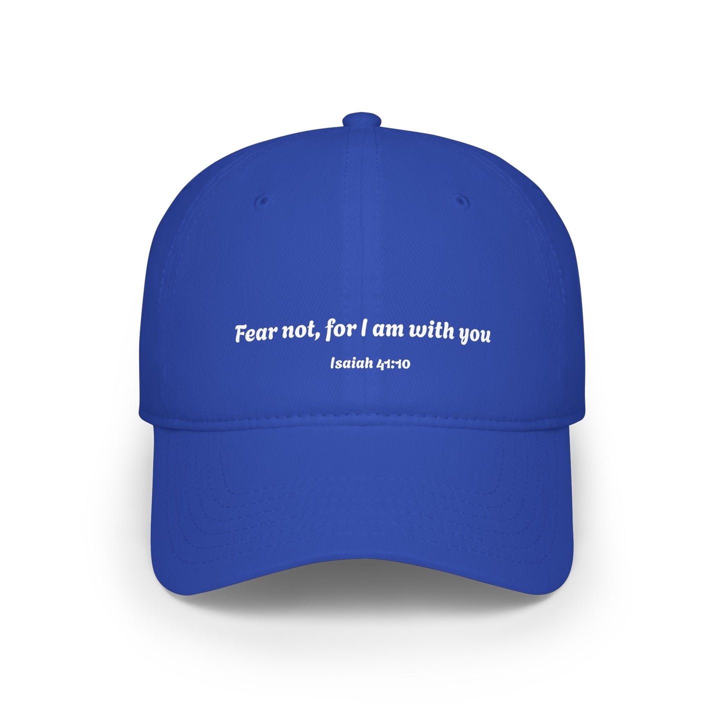 Fear Not Isaiah 41:10 baseball cap | Scripture embroidered hat | Christian faith cap