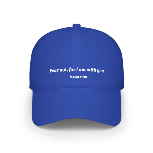 Fear Not Isaiah 41:10 baseball cap | Scripture embroidered hat | Christian faith cap