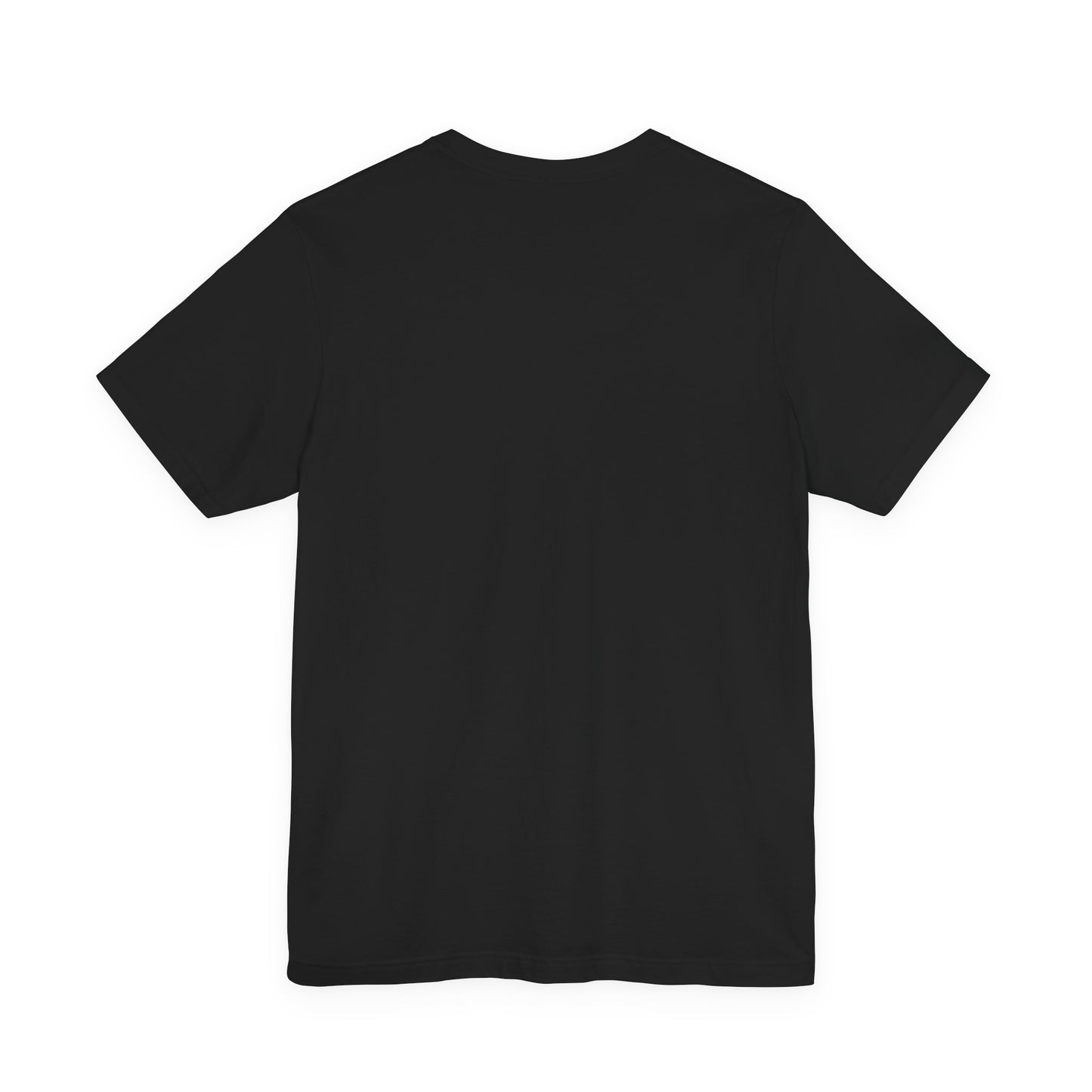Minimalist 'and i listened' White Tee — Small Center Chest Text T-Shirt
