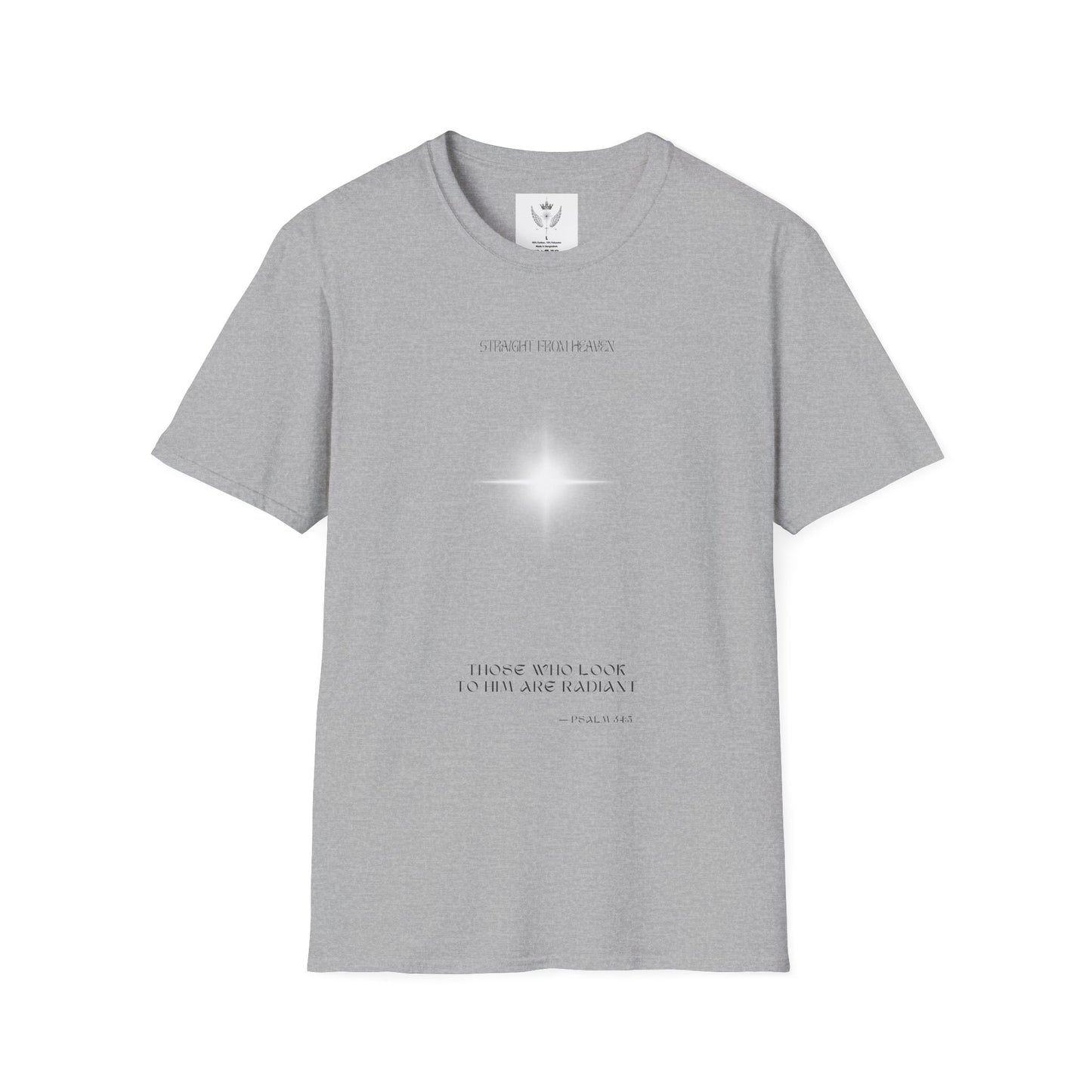 T-shirt Straight From Heaven Psalm 34:5