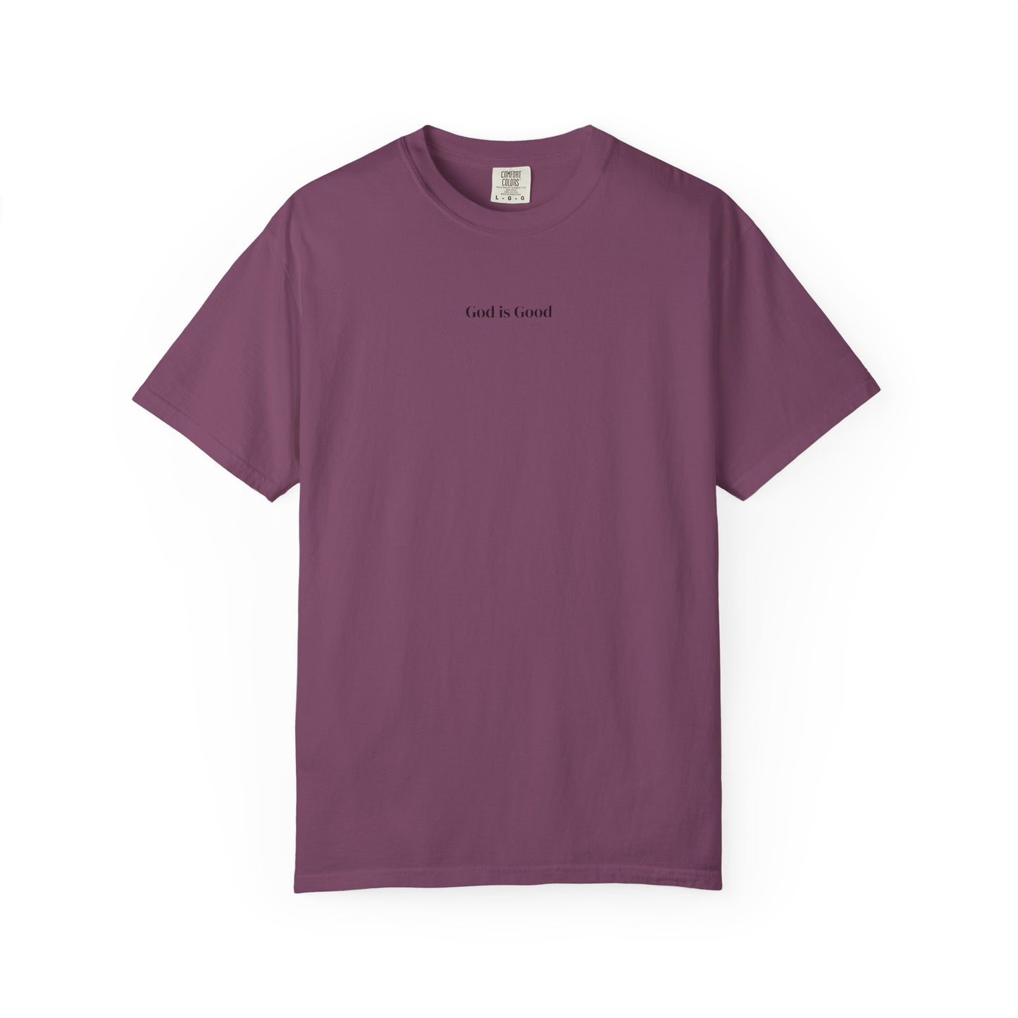 T-Shirt — Minimal "God Is Good" Script Tee
