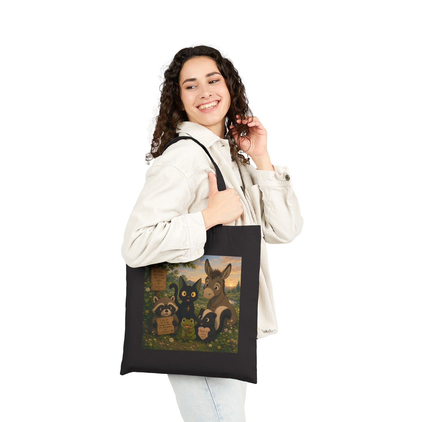 Adorable Christian Family Tote Bag