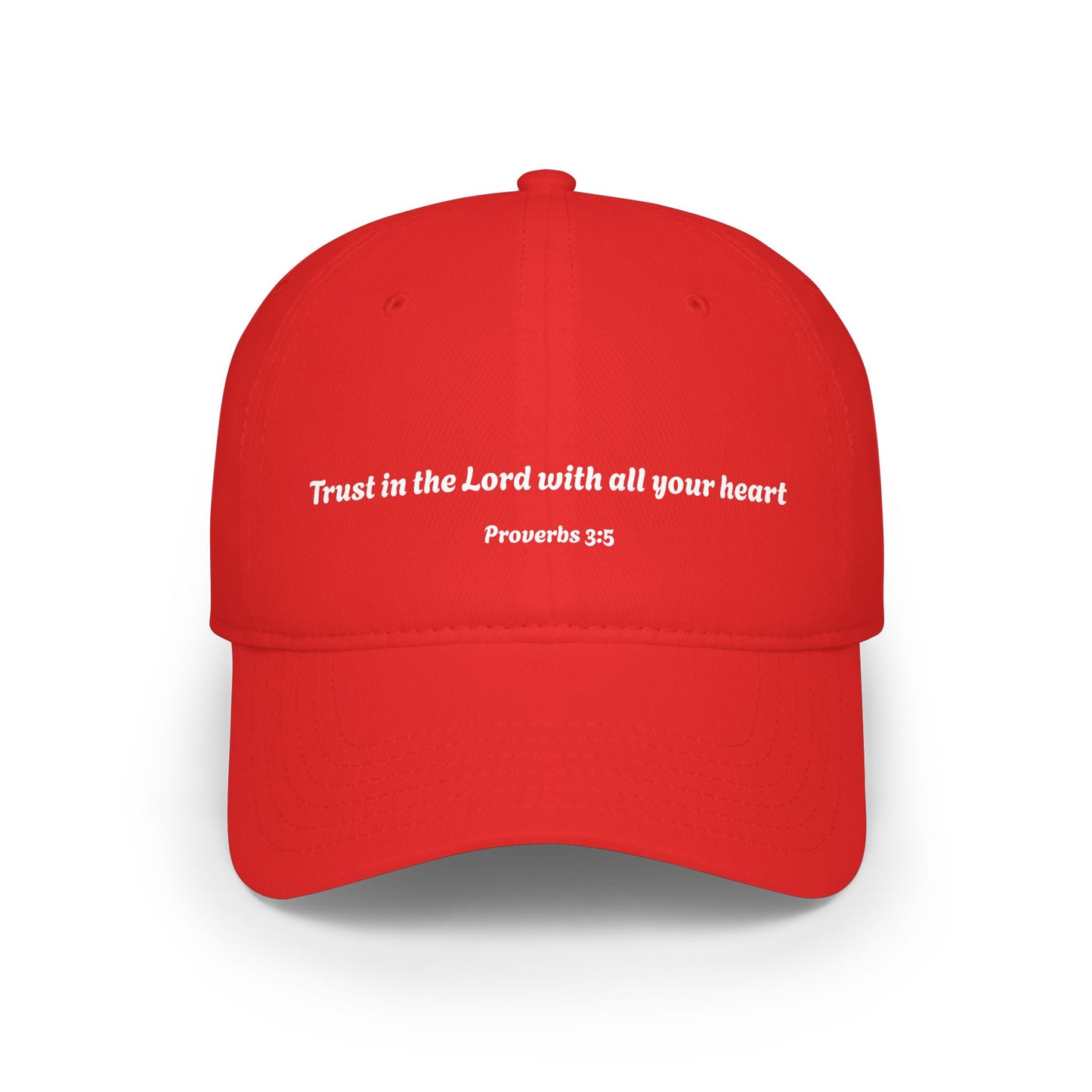 Trust in the Lord Proverbs 3:5 Baseball Cap | Christian Scripture Hat