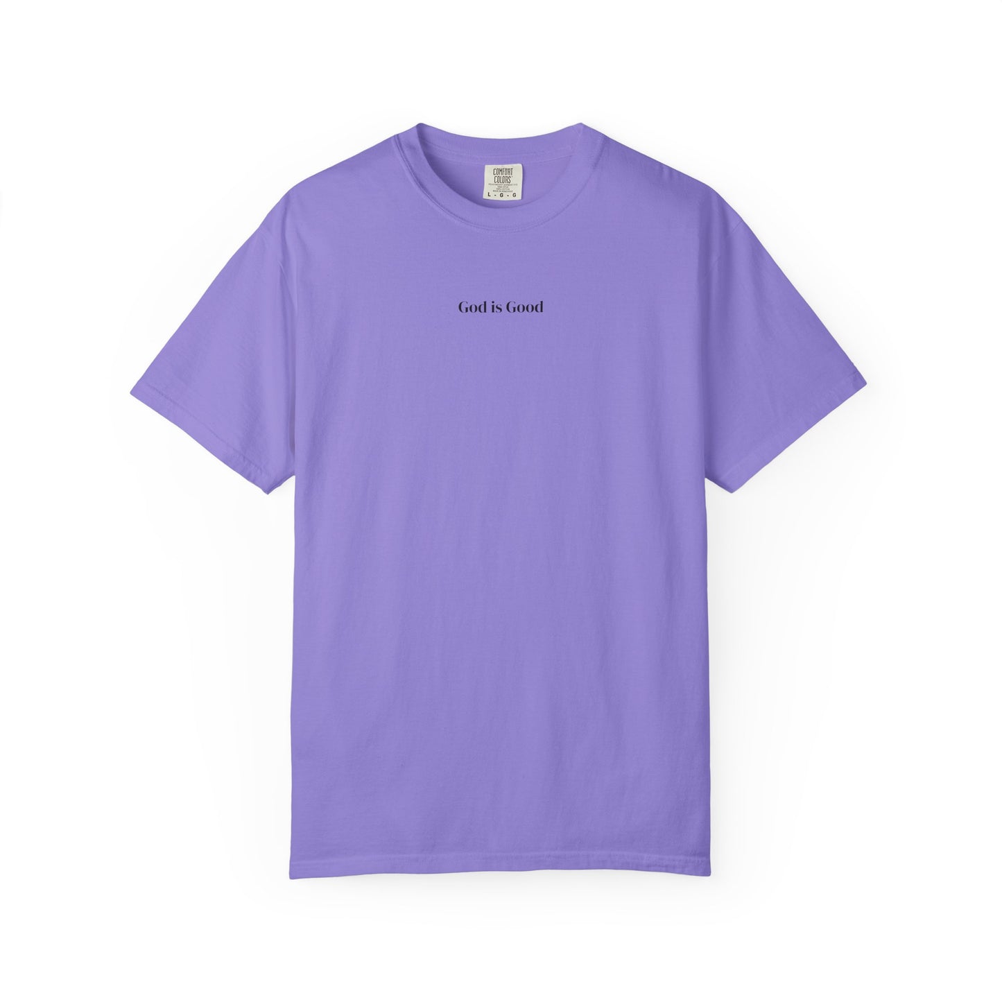 T-Shirt — Minimal "God Is Good" Script Tee