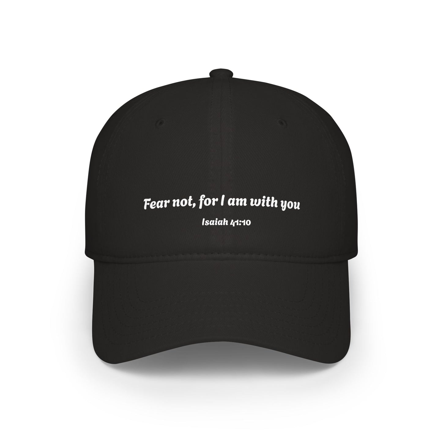 Fear Not Isaiah 41:10 baseball cap | Scripture embroidered hat | Christian faith cap