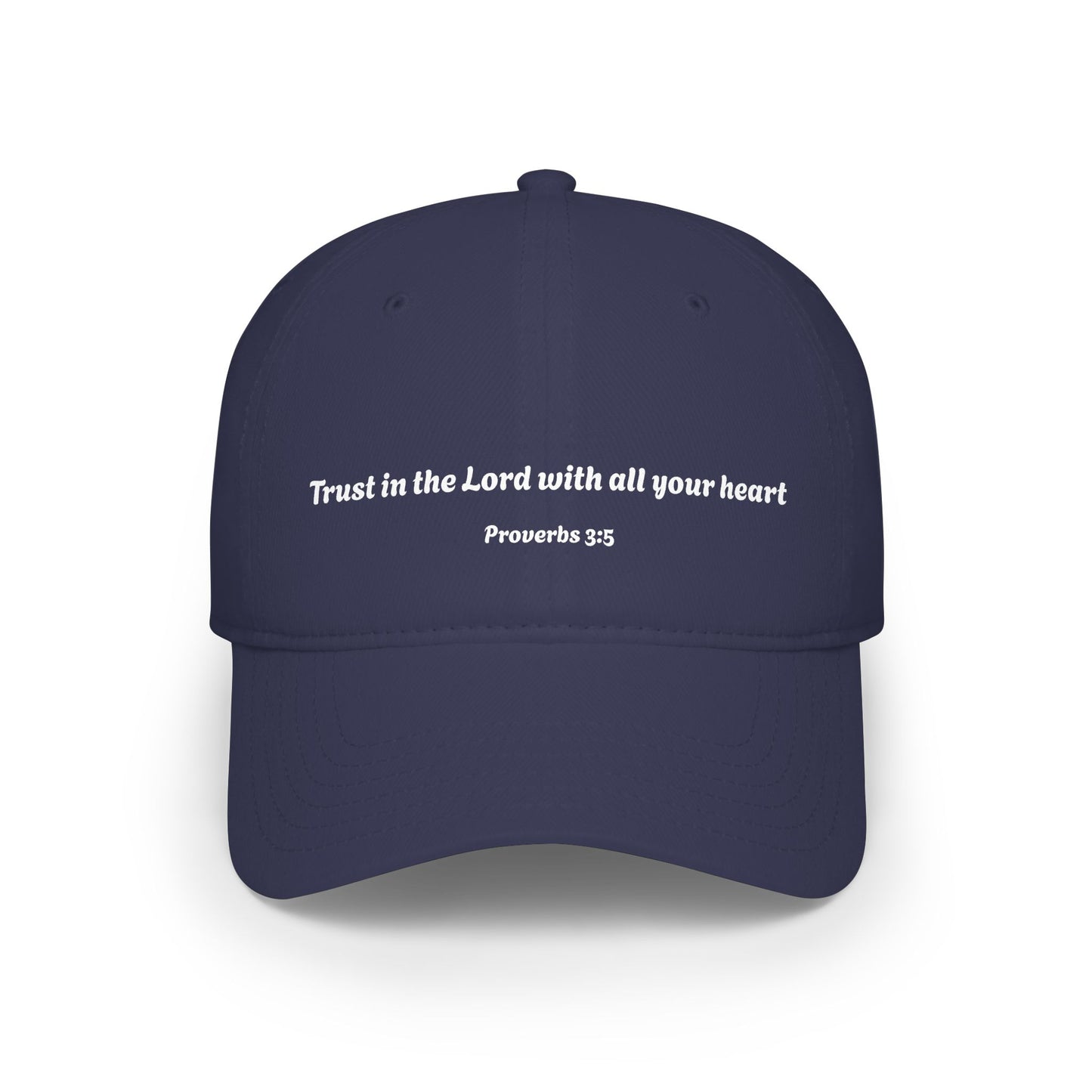 Trust in the Lord Proverbs 3:5 Baseball Cap | Christian Scripture Hat