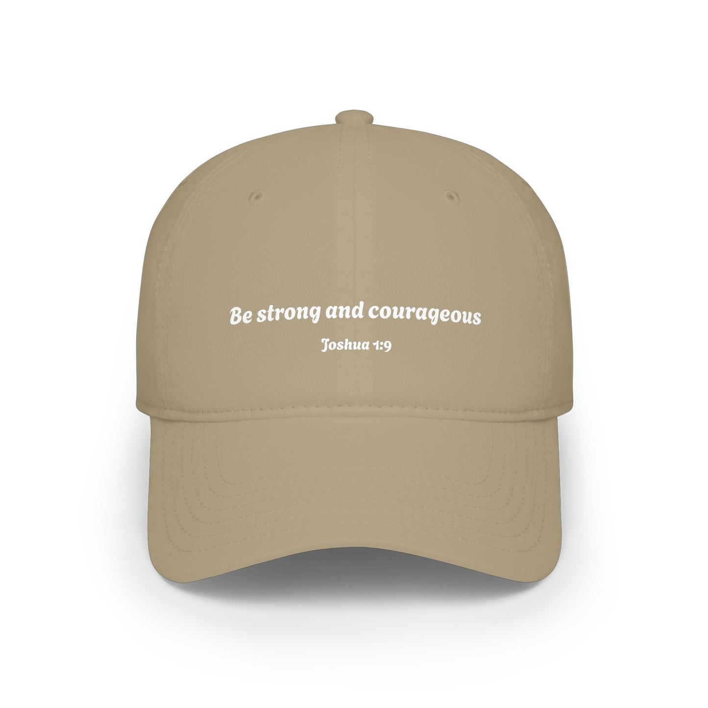 Be Strong and Courageous Joshua 1:9 Baseball Cap | Faith Scripture Hat