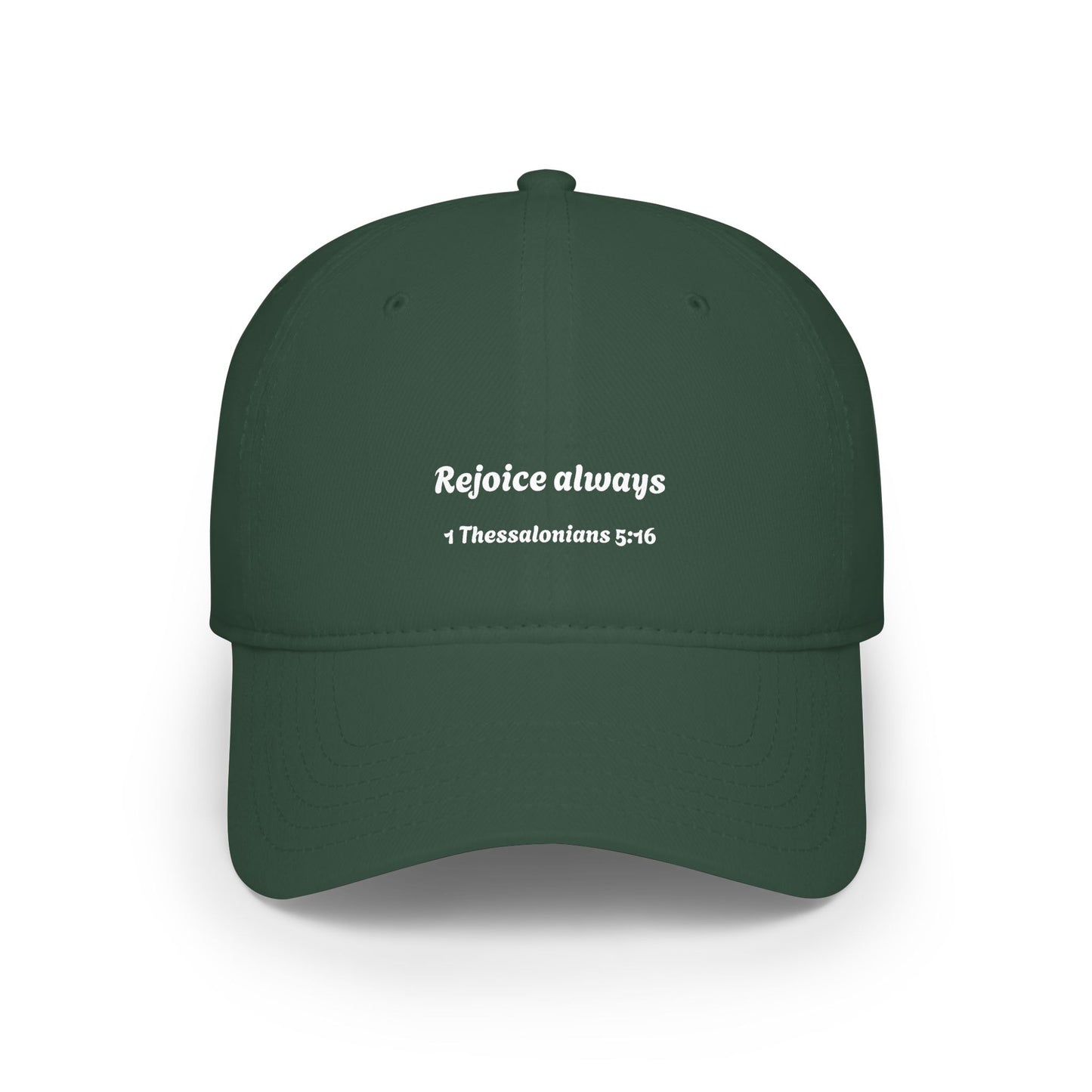 Rejoice Always 1 Thessalonians 5:16 Baseball Cap | Scripture Embroidered Hat