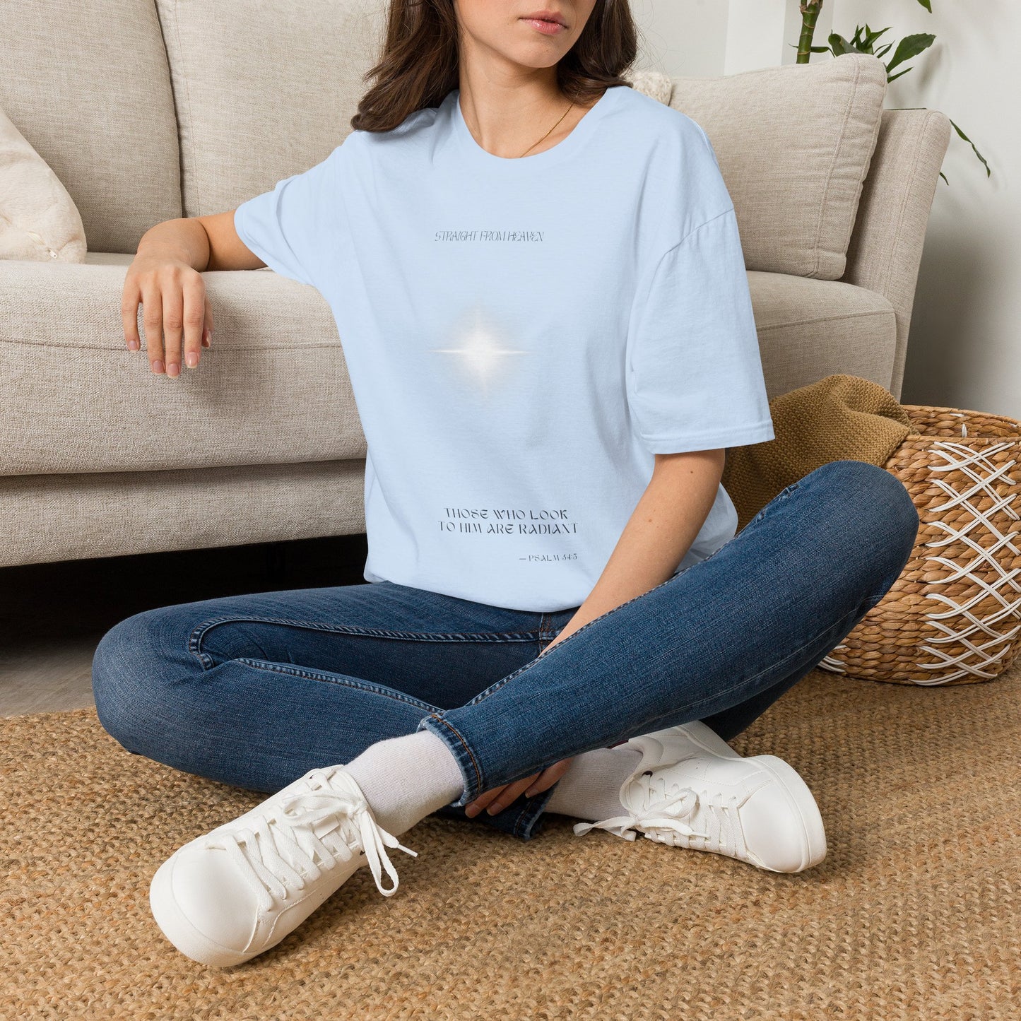 T-shirt Straight From Heaven Psalm 34:5