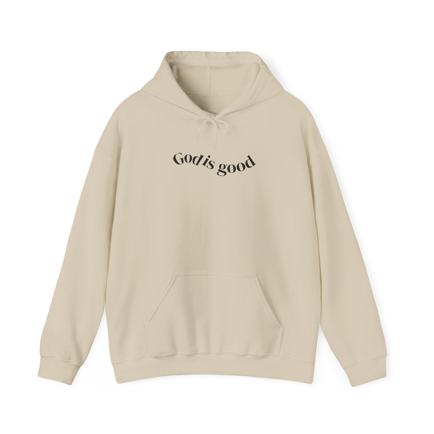 God Is Good Hoodie — Faith-Inspired White Pullover