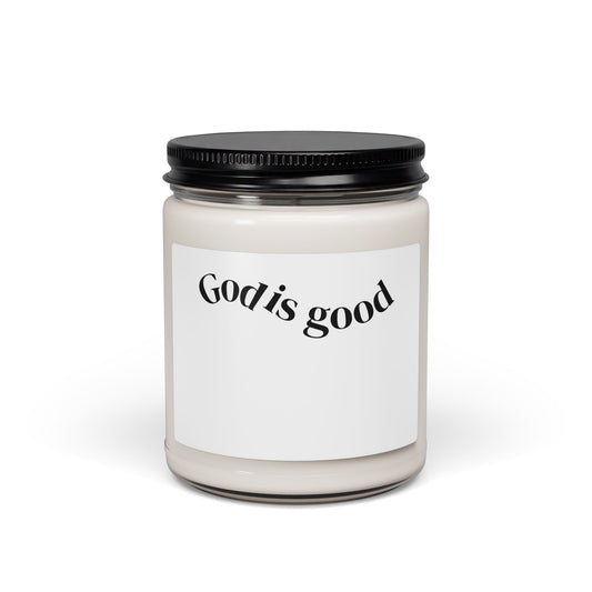 God Is Good Scented Soy Candle — 9oz Inspirational Faith Candle