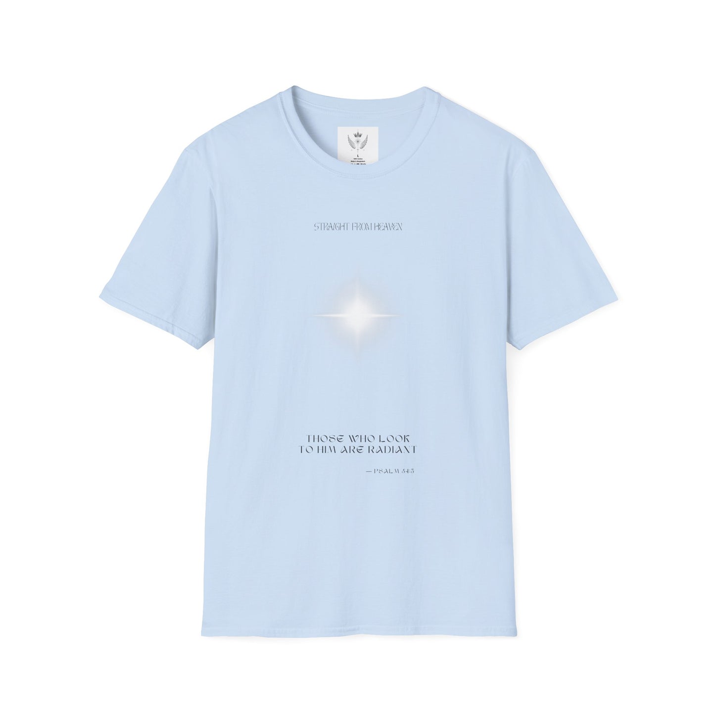 T-shirt Straight From Heaven Psalm 34:5