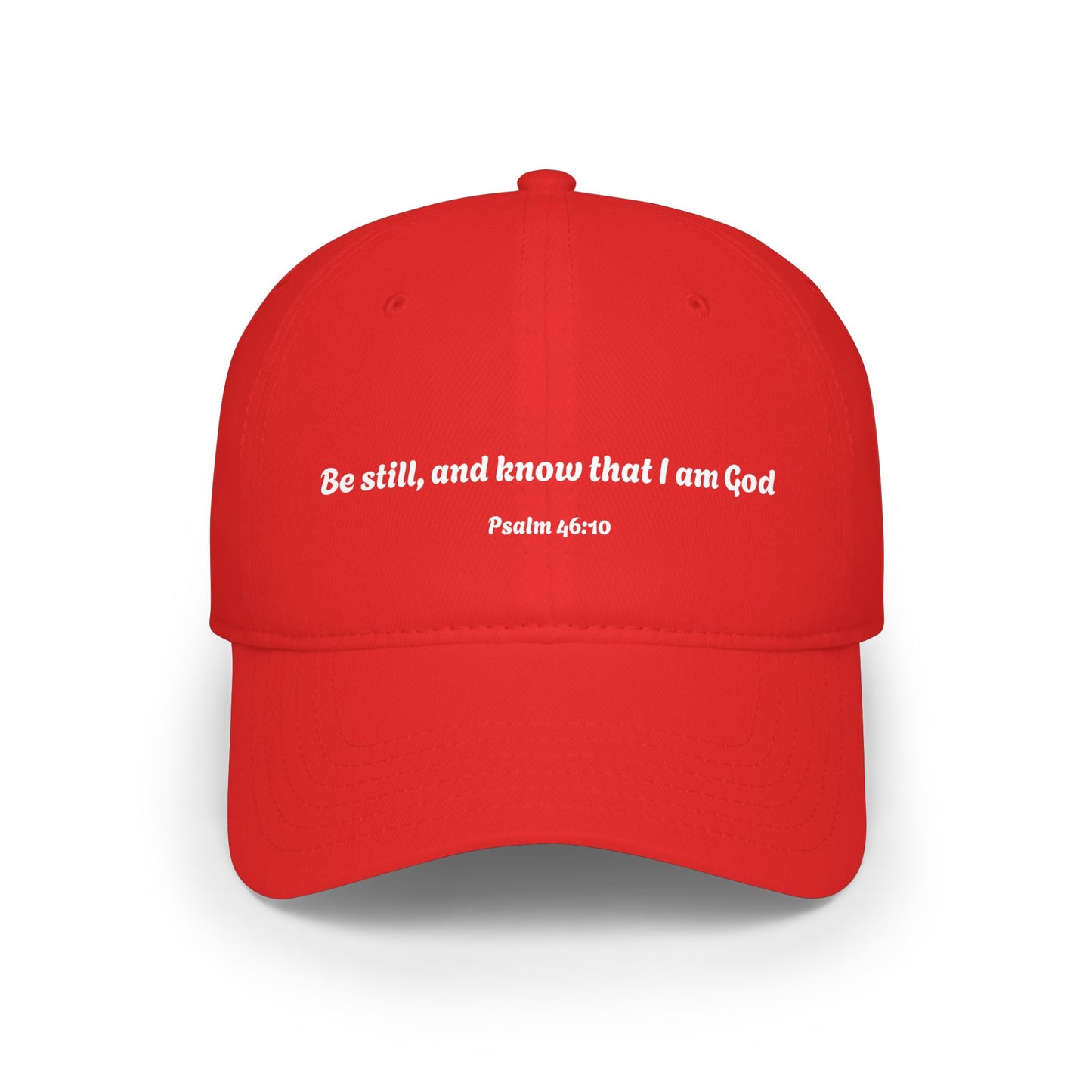 Be still and know that I am God baseball cap | Psalm 46:10 scripture hat
