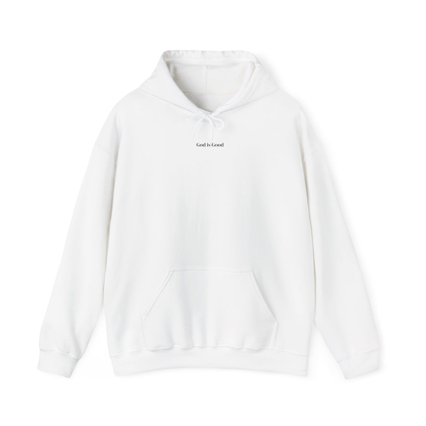 Minimalist 'Loved & Loved' White Hoodie — Cozy Casual Pullover