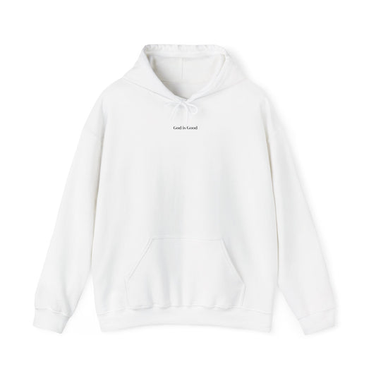 Minimalist 'Loved & Loved' White Hoodie — Cozy Casual Pullover
