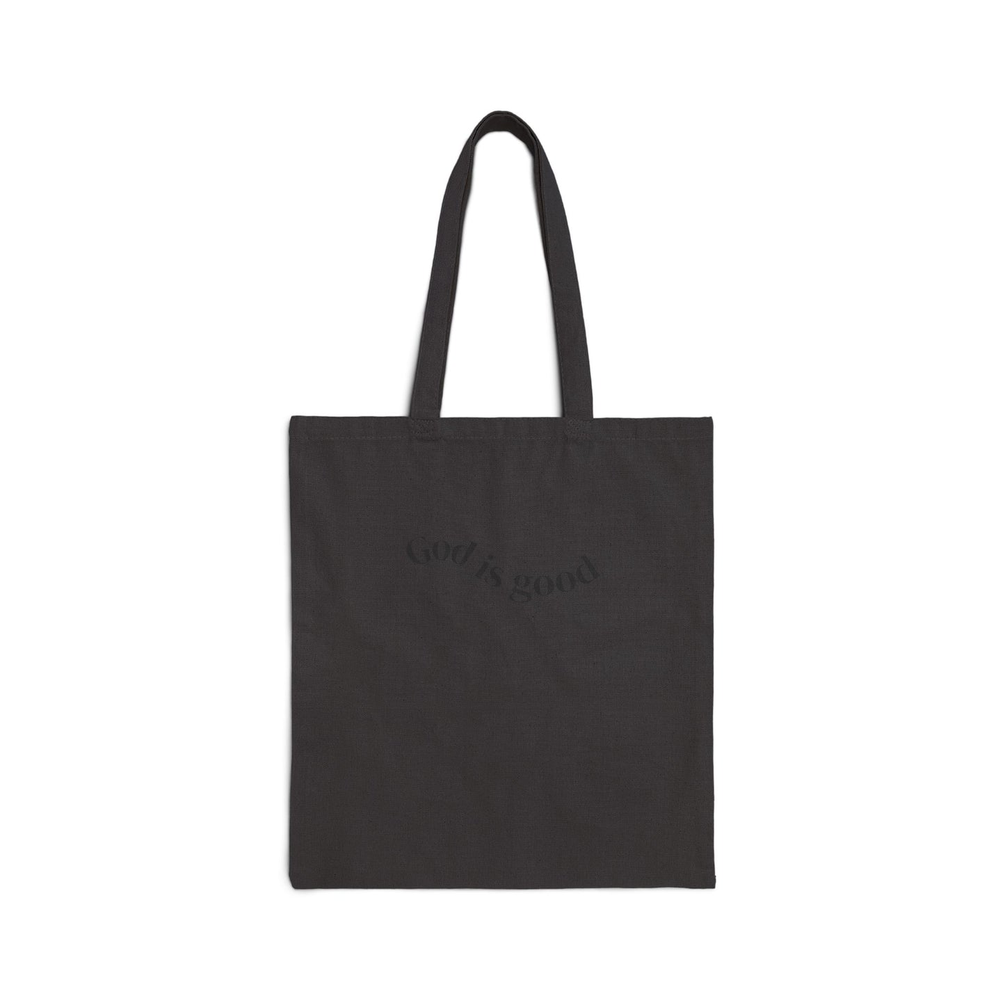 God Is Good Canvas Tote — Faith-Inspired Cotton Grocery & Church Bag