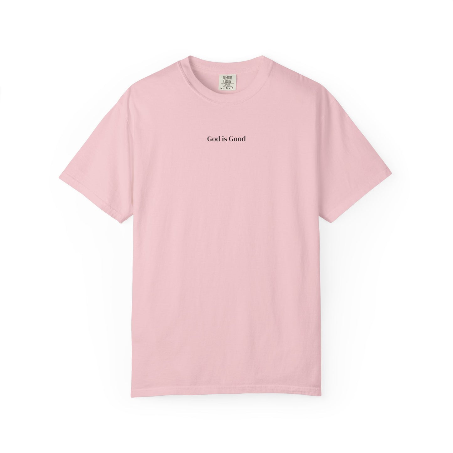 T-Shirt — Minimal "God Is Good" Script Tee