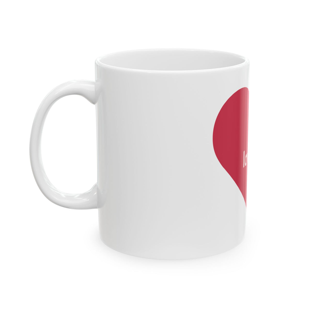 JC Loves You Red Heart Ceramic Mug — Romantic Valentine’s Gift (11oz, 15oz)