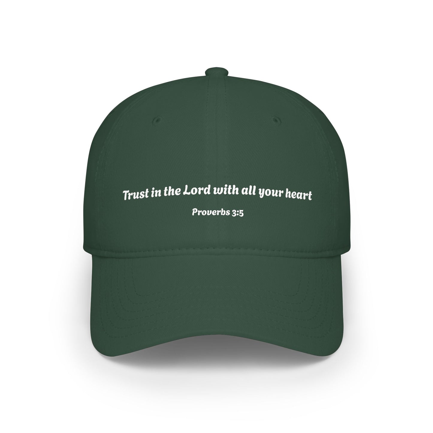 Trust in the Lord Proverbs 3:5 Baseball Cap | Christian Scripture Hat