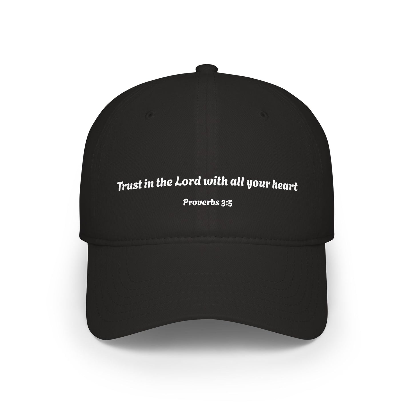 Trust in the Lord Proverbs 3:5 Baseball Cap | Christian Scripture Hat