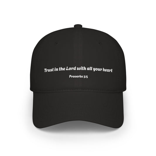 Trust in the Lord Proverbs 3:5 Baseball Cap | Christian Scripture Hat