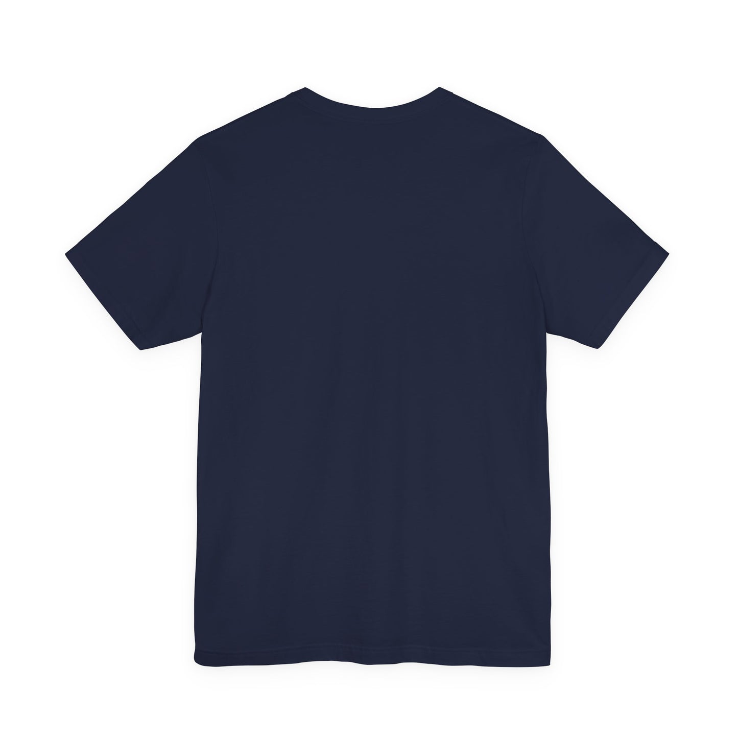Minimalist 'and i listened' White Tee — Small Center Chest Text T-Shirt