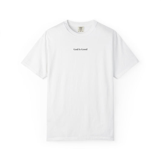 T-Shirt — Minimal "God Is Good" Script Tee