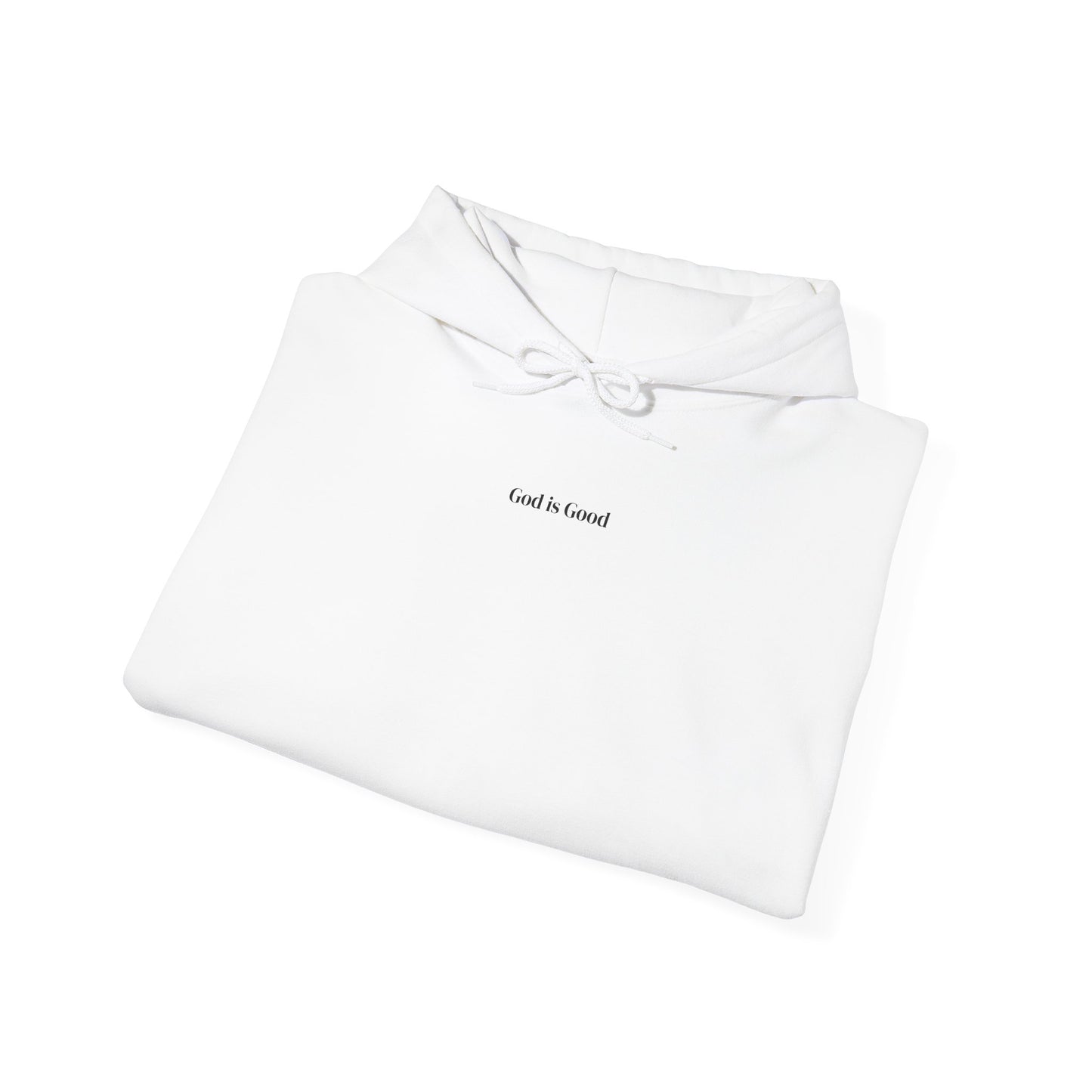 Minimalist 'Loved & Loved' White Hoodie — Cozy Casual Pullover