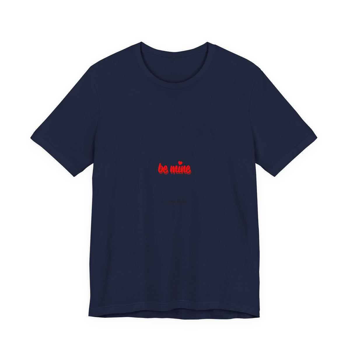 T‑Shirt — 'Be Mine' Minimal Valentine Heart Graphic Tee