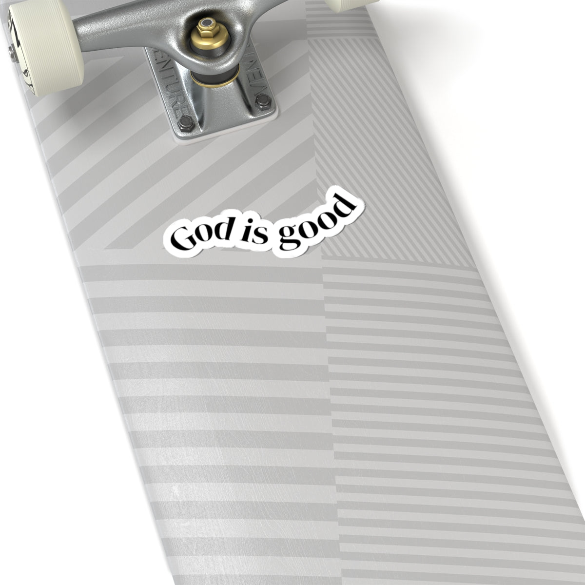 God Is Good Religious Sticker — Kiss-Cut Inspirational Decal