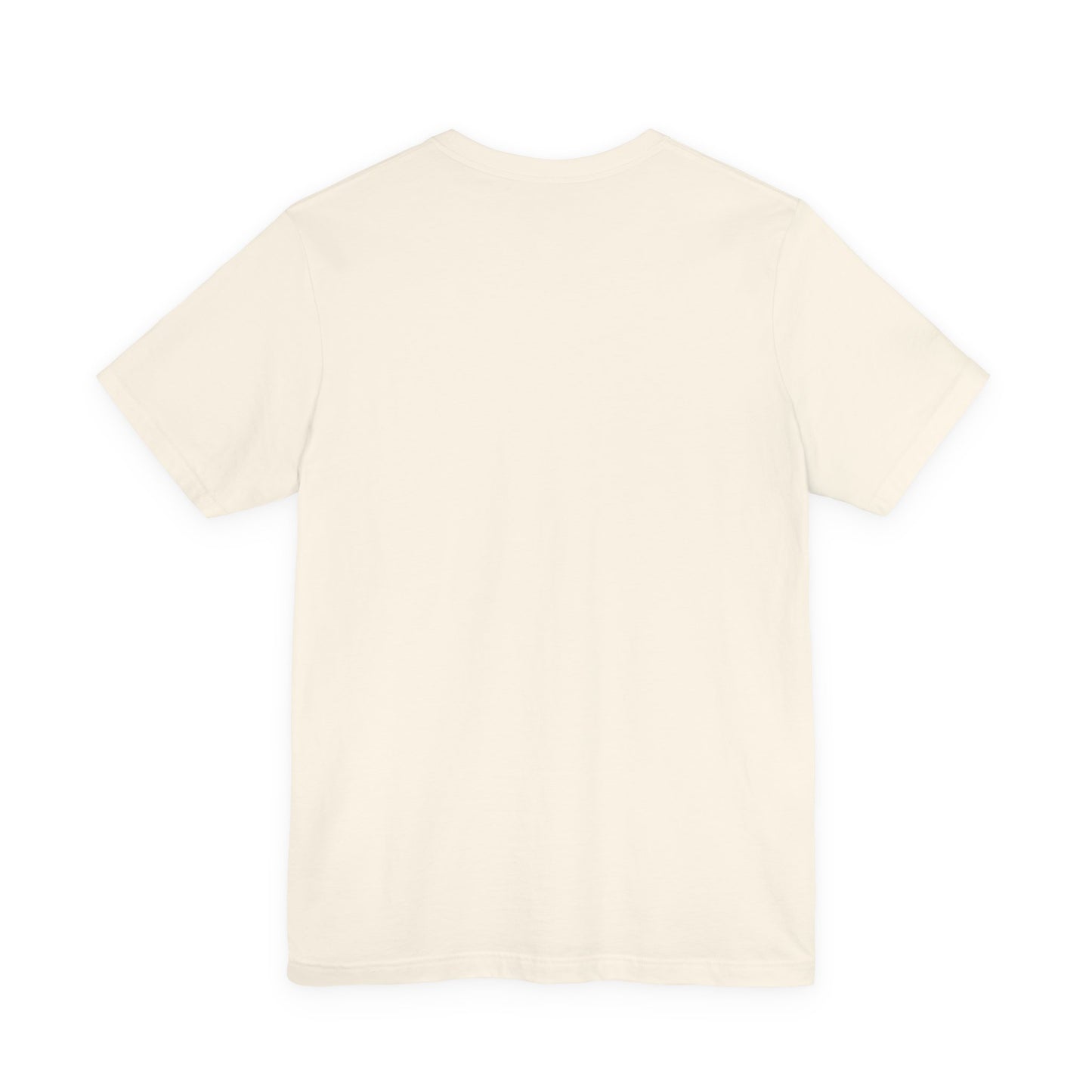 Minimalist 'and i listened' White Tee — Small Center Chest Text T-Shirt