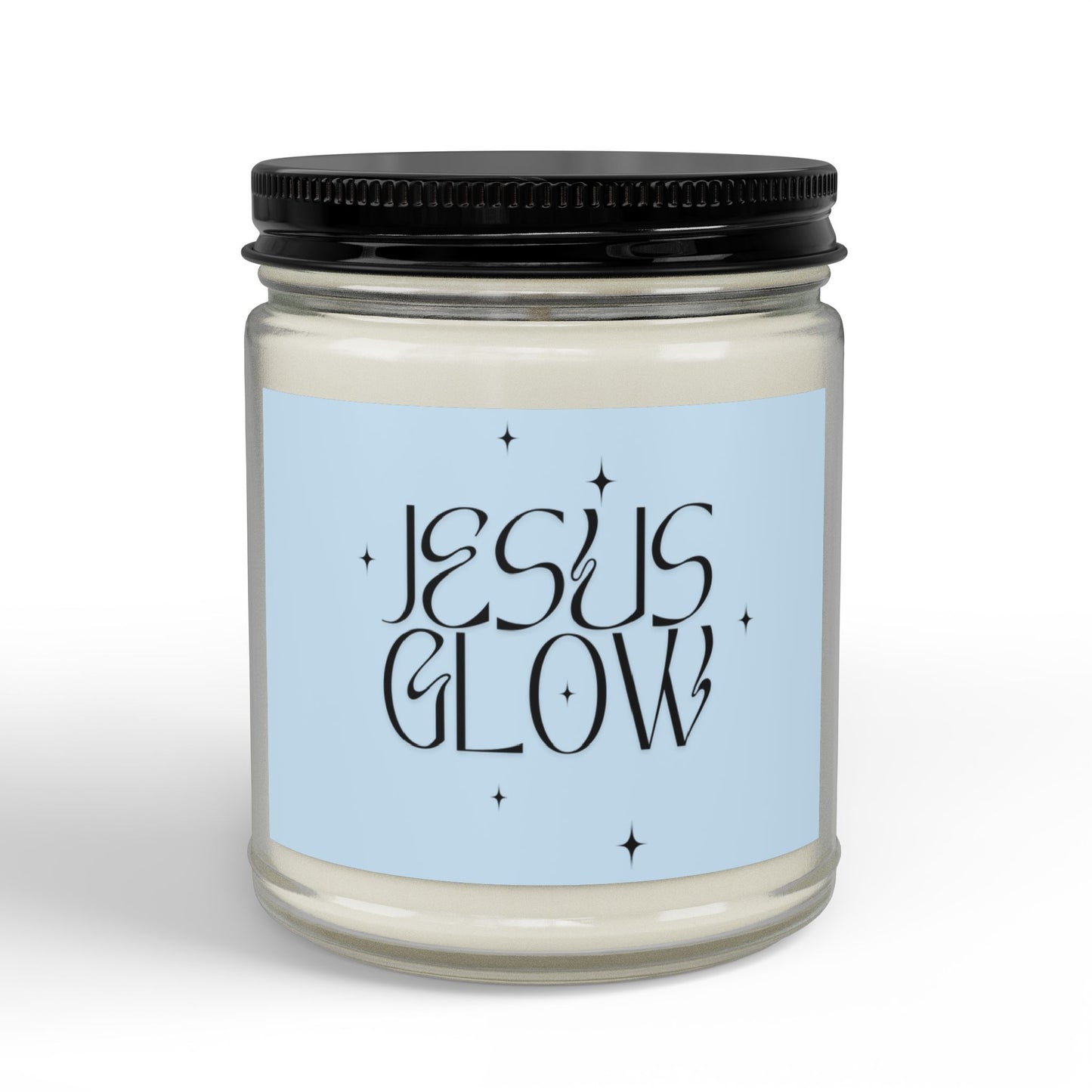 Jesus Glow Baby Blue Candle