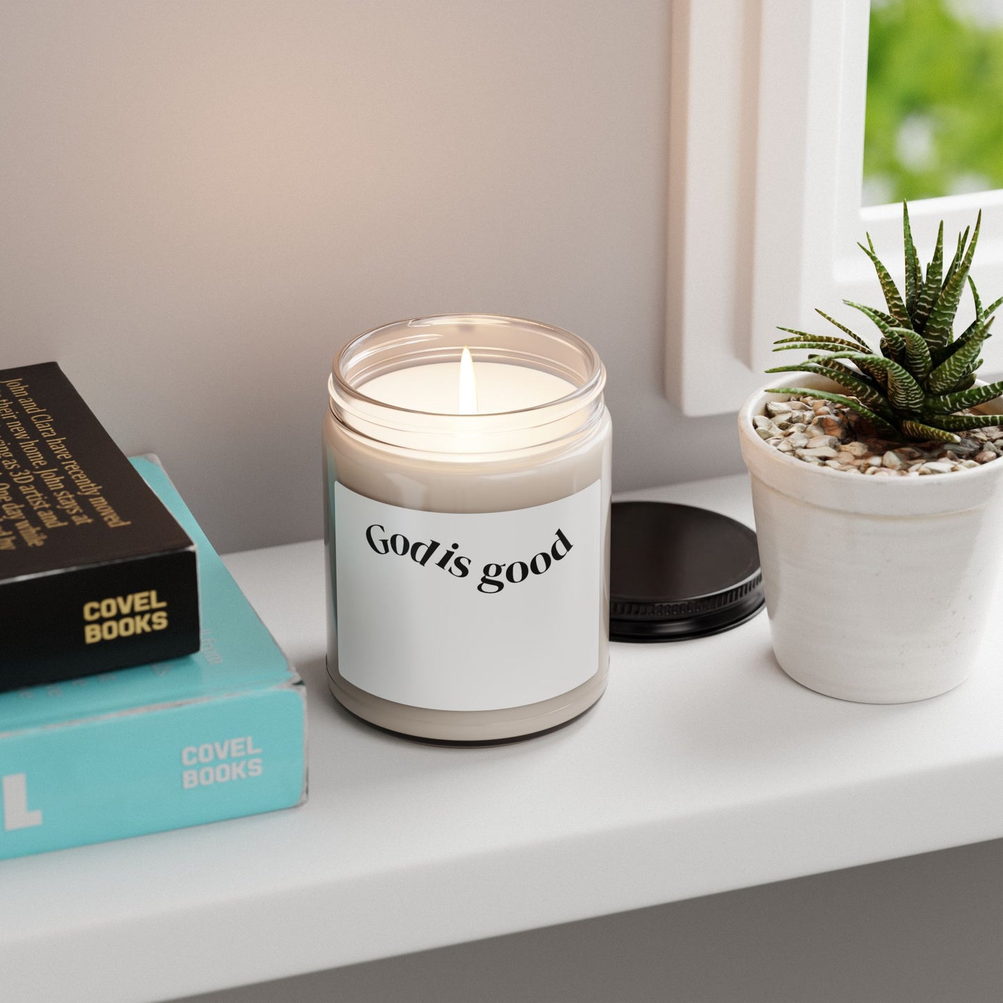 God Is Good Scented Soy Candle — 9oz Inspirational Faith Candle
