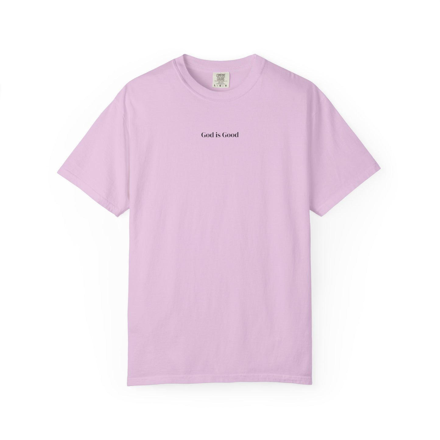 T-Shirt — Minimal "God Is Good" Script Tee